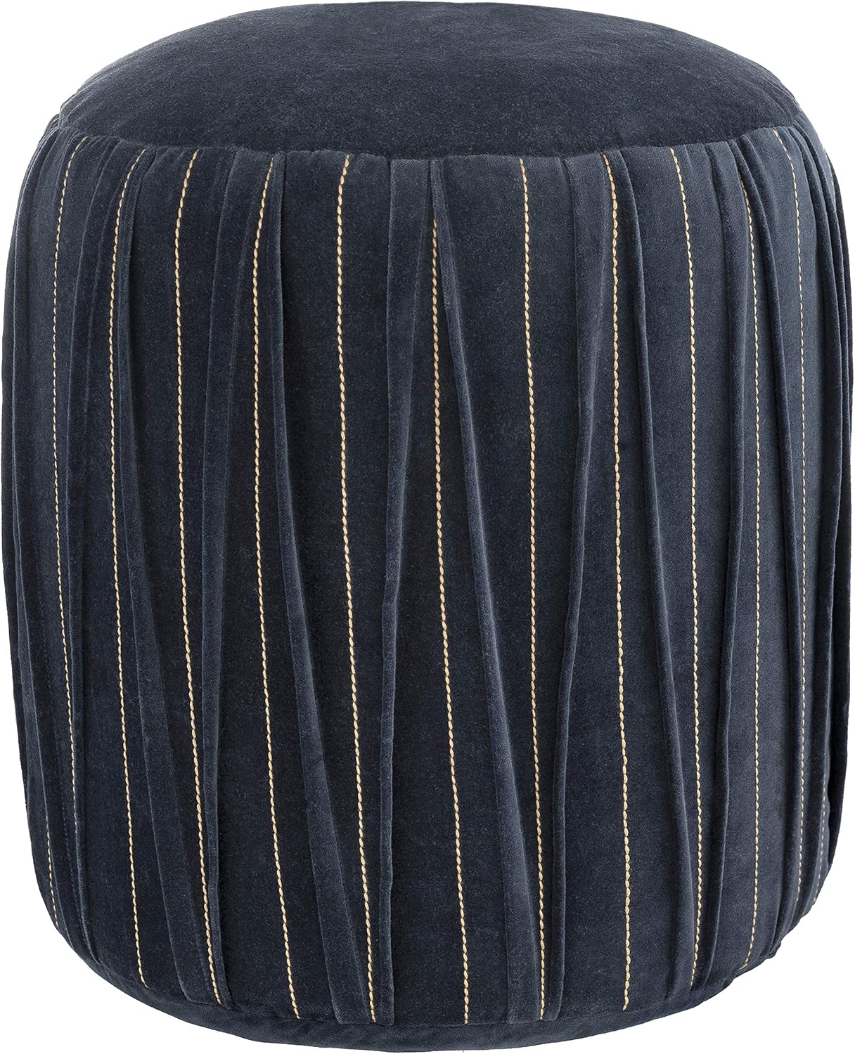 Artistic Weavers Prato Velvet Pouf 16" H x 16" W x 16" D