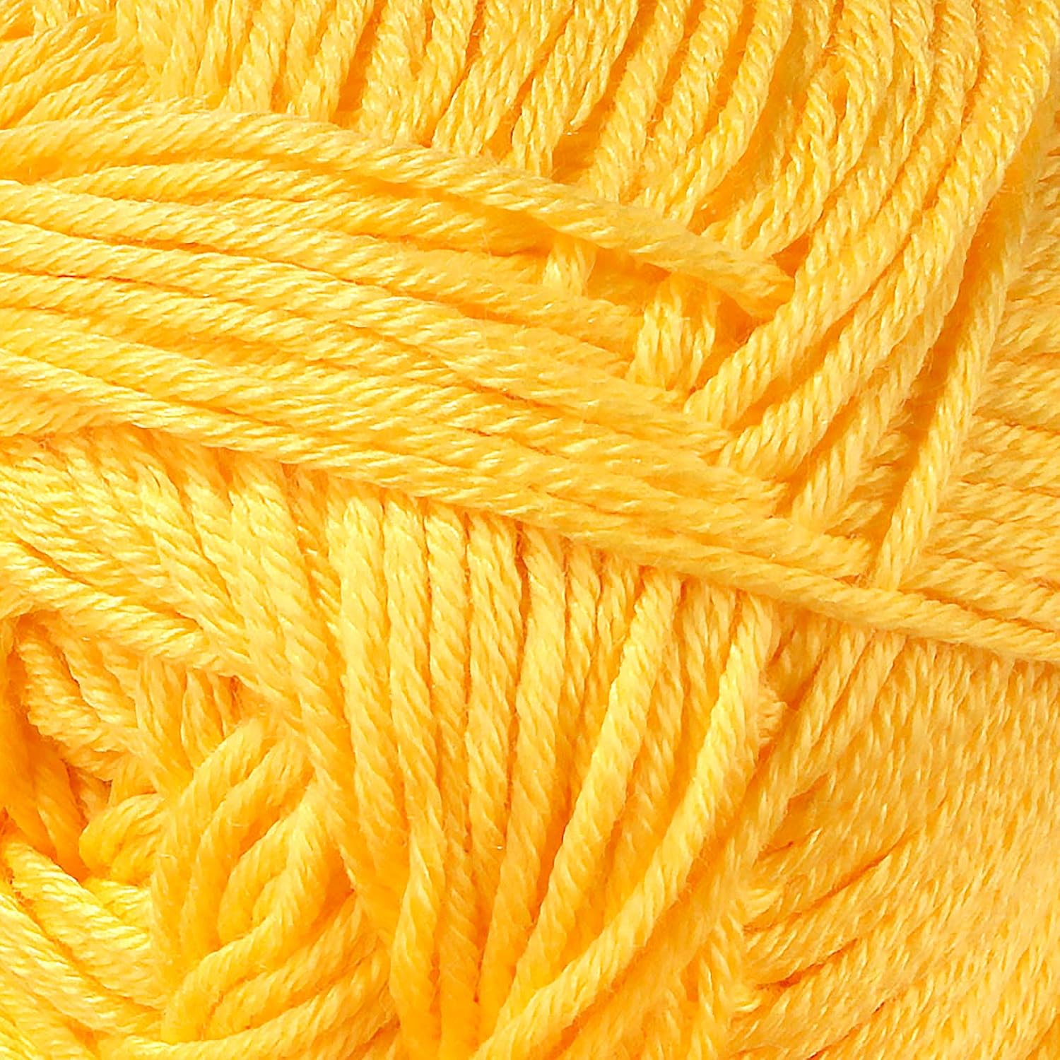 JubileeYarn Bamboo Cotton Sport 4 Ply Yarn - 50g/Skein - Daisy Yellow - 4 Skeins - Image 4