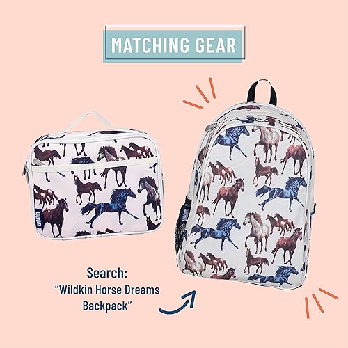 Miniatura 4 de Wildkin Lonchera aislada para niños y niñas, tamaño perfecto para empaquetar aperitivos calientes o fríos para la escuela y los viajes, los patrones