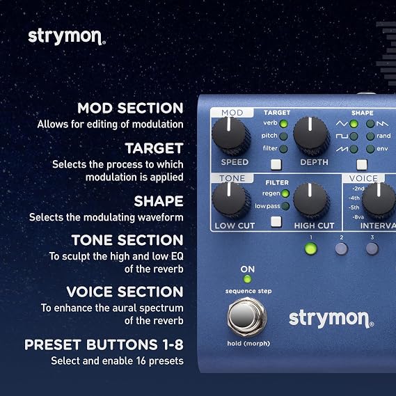 Strymon NightSky Time-warped Reverberator Pedal