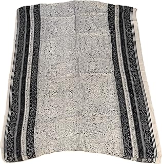 سكارف حريمي من قطن مودال بنقشة للمناسبات الخاصة من قماش وأنيق، بنمط متعدد الاستخدامات واكسسوار لأي زي، حجاب للنساء من ميلا- مقاس (75 سم× 2.00 م)