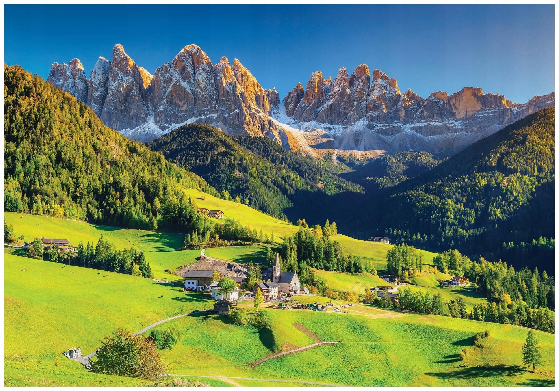 WallArena - Vinyl Wallpaper Landscape – 350x250 cm Wallpaper for Living Room & Bedroom - - Wallpapers - Wall Covering - Feature Wall & Photo Wall - 3D Effect - incl. Paste - Tropical Jungle Mountains