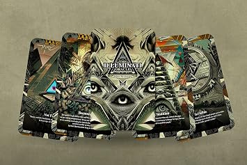 Ibiza Tarot The Illuminati Oracle - Adam Weishaupt Cards | Fortune Telling Oracle Cards Deck for Beginners | Authentic Experience - Set of 23 Cards