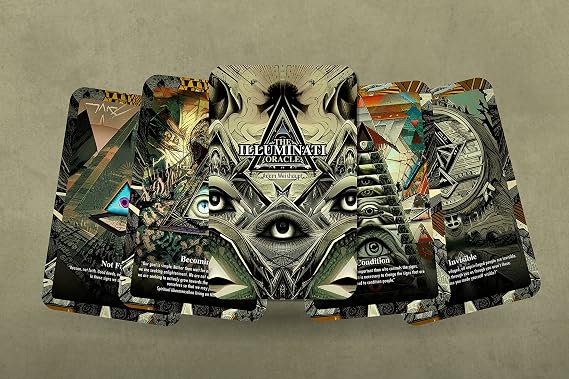 Ibiza Tarot The Illuminati Oracle - Adam Weishaupt Cards | Fortune Telling Oracle Cards Deck for Beginners | Authentic Experience - Set of 23 Cards