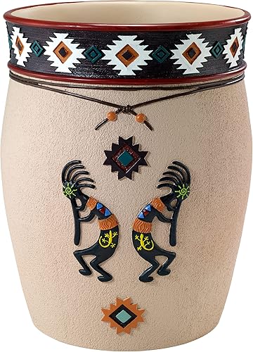 Avanti Linens Navajo Dance Collection papelera decorativa