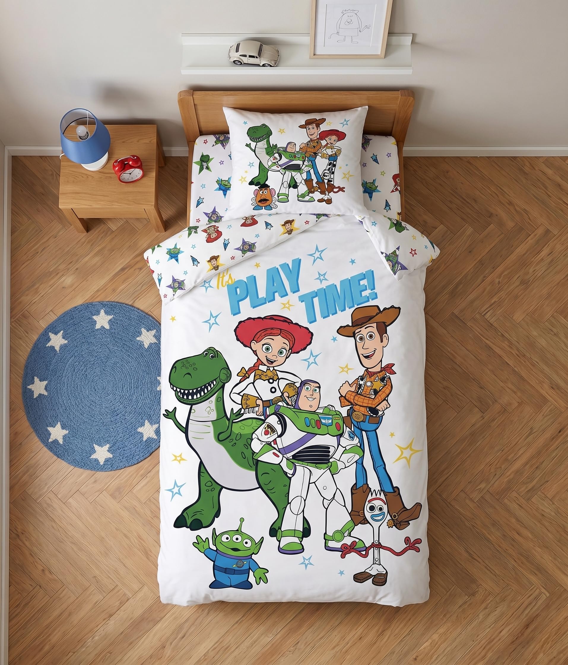 Toy Story 3 Piezas Funda Nórdica Cama 90 140x200 + Funda Almohada + Bajera