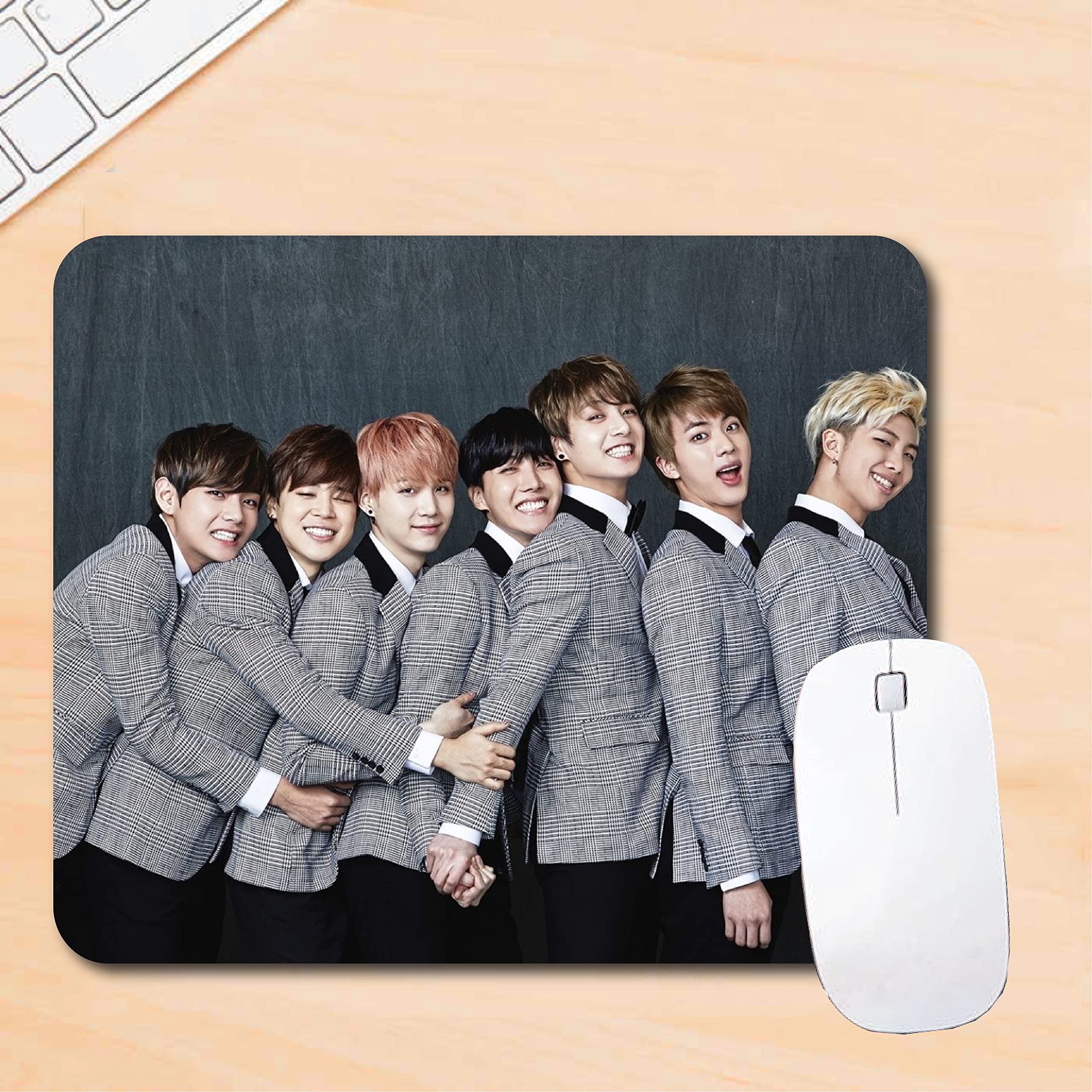 woopme® BTS Army Music Band Theme Printed Mouse Pad Compatible for Laptop Computer PC Desktop Girls Kids Gaming Non Slip Rubber Base L x H 24 x 20 CMS (B09R1LL33W) Amazon Price History, Amazon Price Tracker