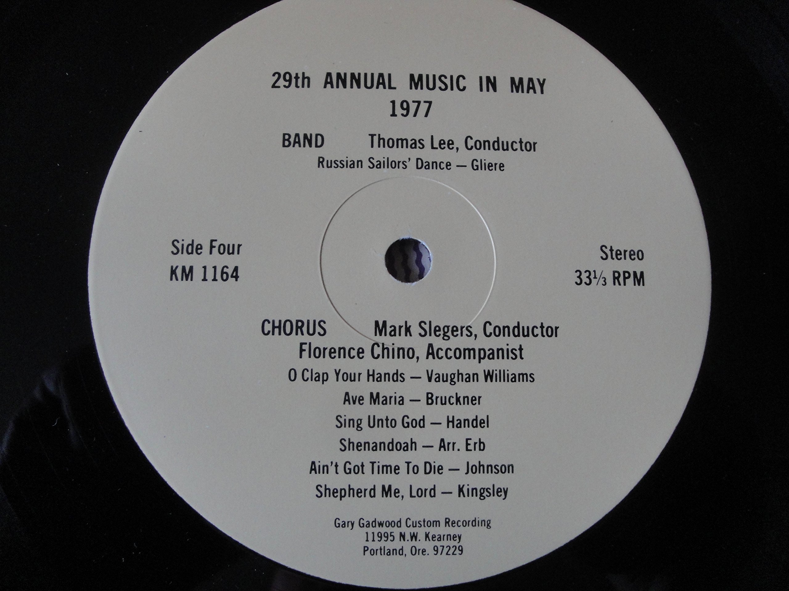 Pacific University 29th Music In May Double Vinyl Lp 1977 Stereo KM 1164