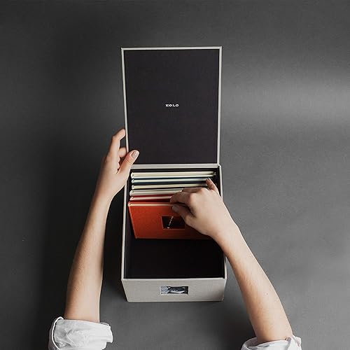 Miniatura 7 de Kolo Havana Archival - Caja de almacenamiento de fotos, grande, color platino