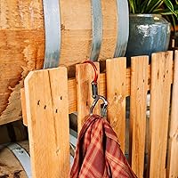 Vista 11 de GEAR AID HEROCLIP 360° Swivel Carabiner Gear Clip and Hook (Medium) for Camping, Backpack, Suitcases and Garage Organization