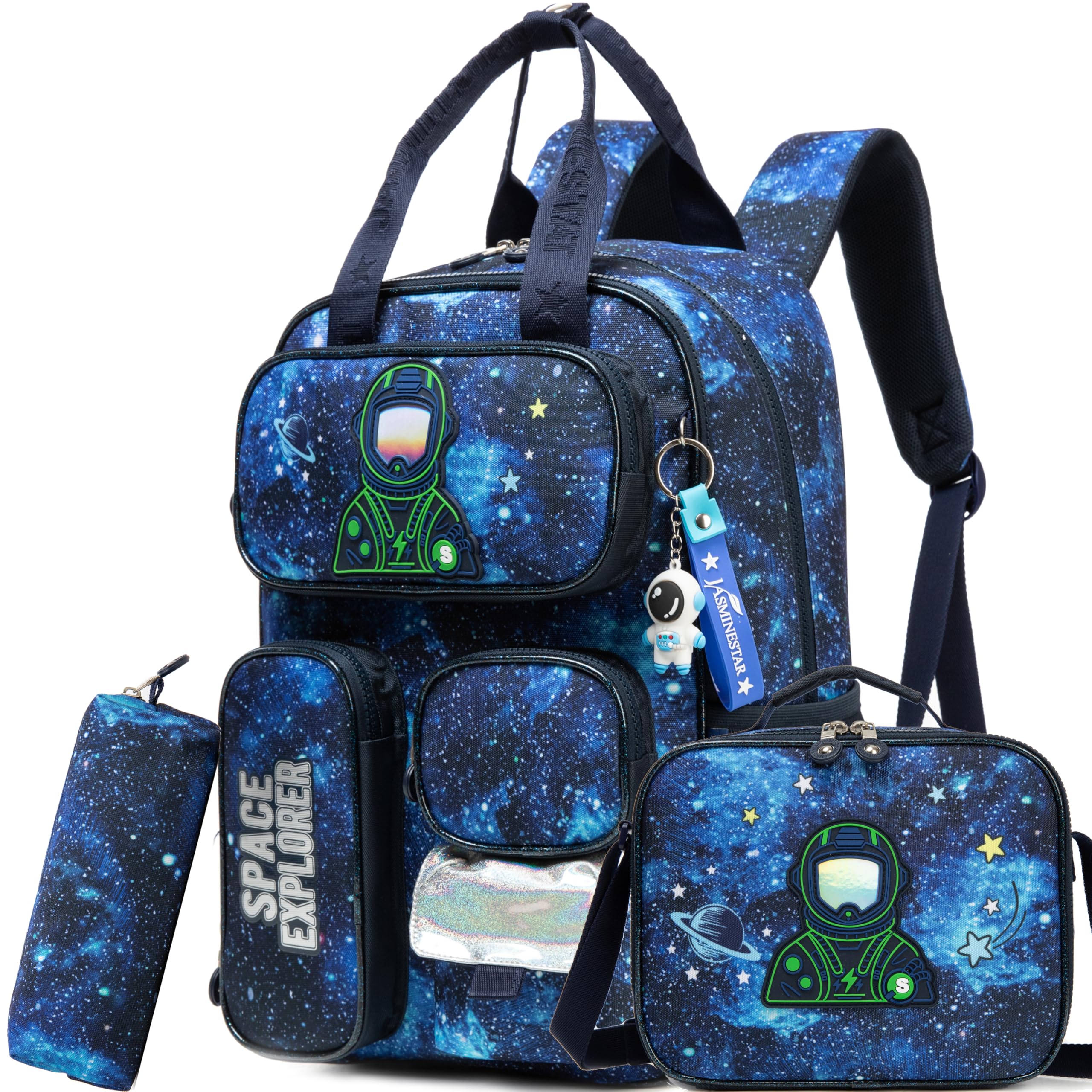 Kids School Backpacks for Boys Backpack with Lunch Bag for Elmentary Students Kids Travel Bookbag for Boys Age