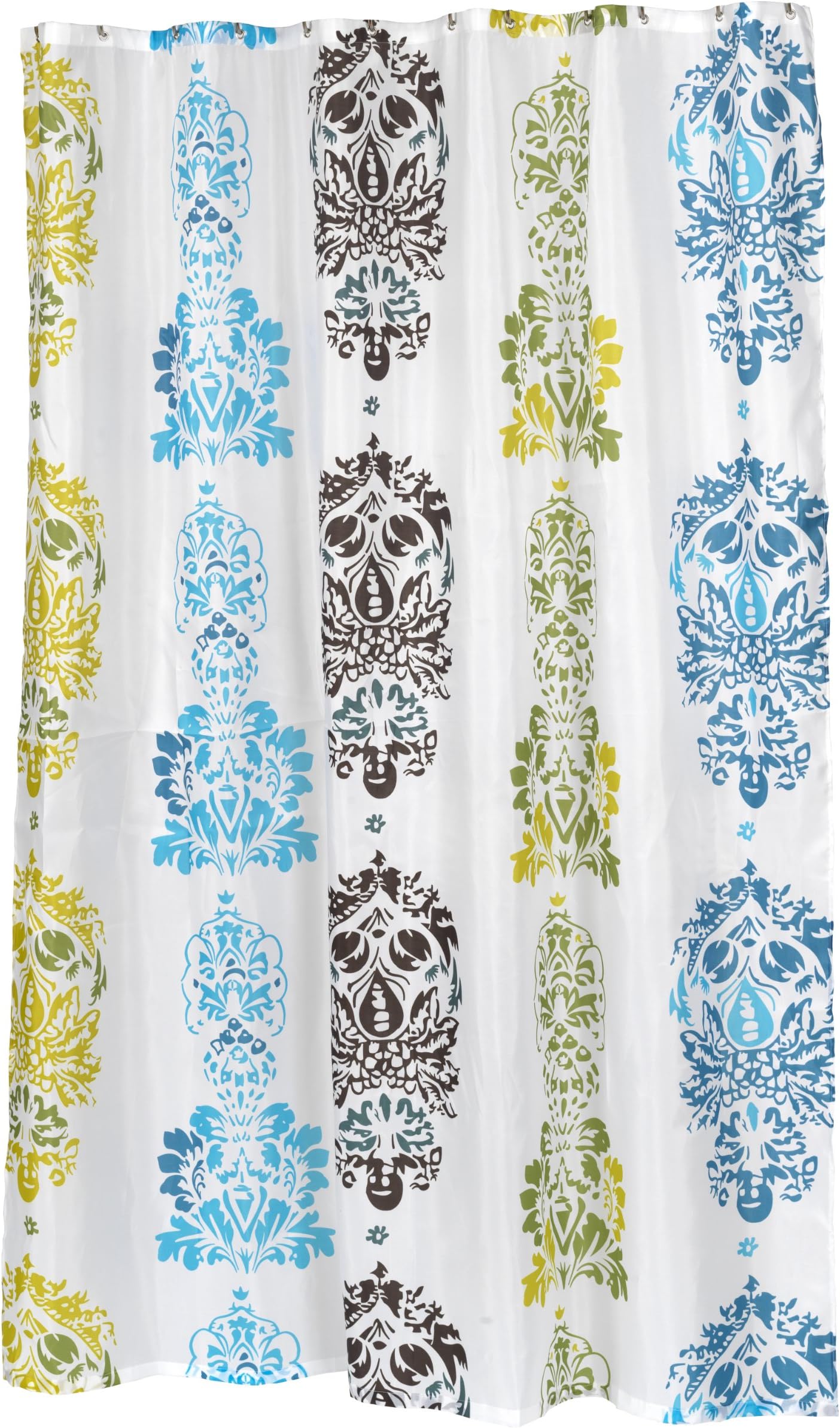 Carnation Home Fashions Circles Extra Long Printed Fabric