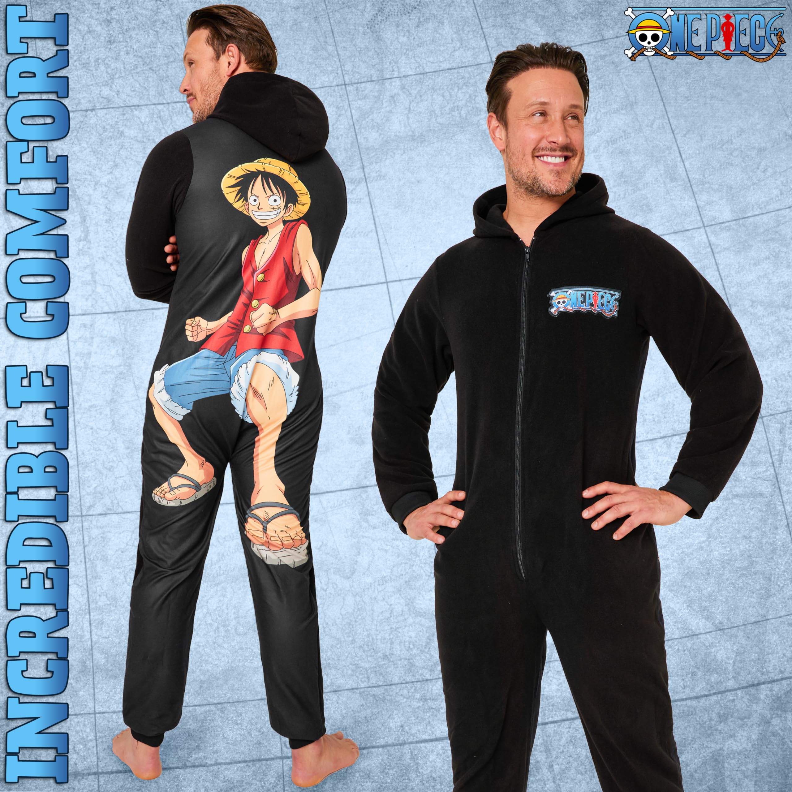 One Piece Mężczyźni Dorośli L Czarny