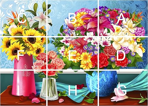 Miniatura 6 de Rompecabezas de rompecabezas para adultos 1000 piezas 1000 piezas rompecabezas de 1000 piezas rompecabezas de ramo