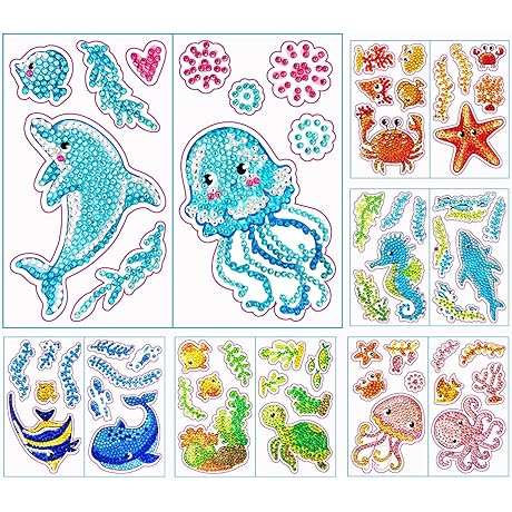 HeeBenor Diamond Painting Stickers for Kids: A Sparkling Adventure into Art and Handicrafts