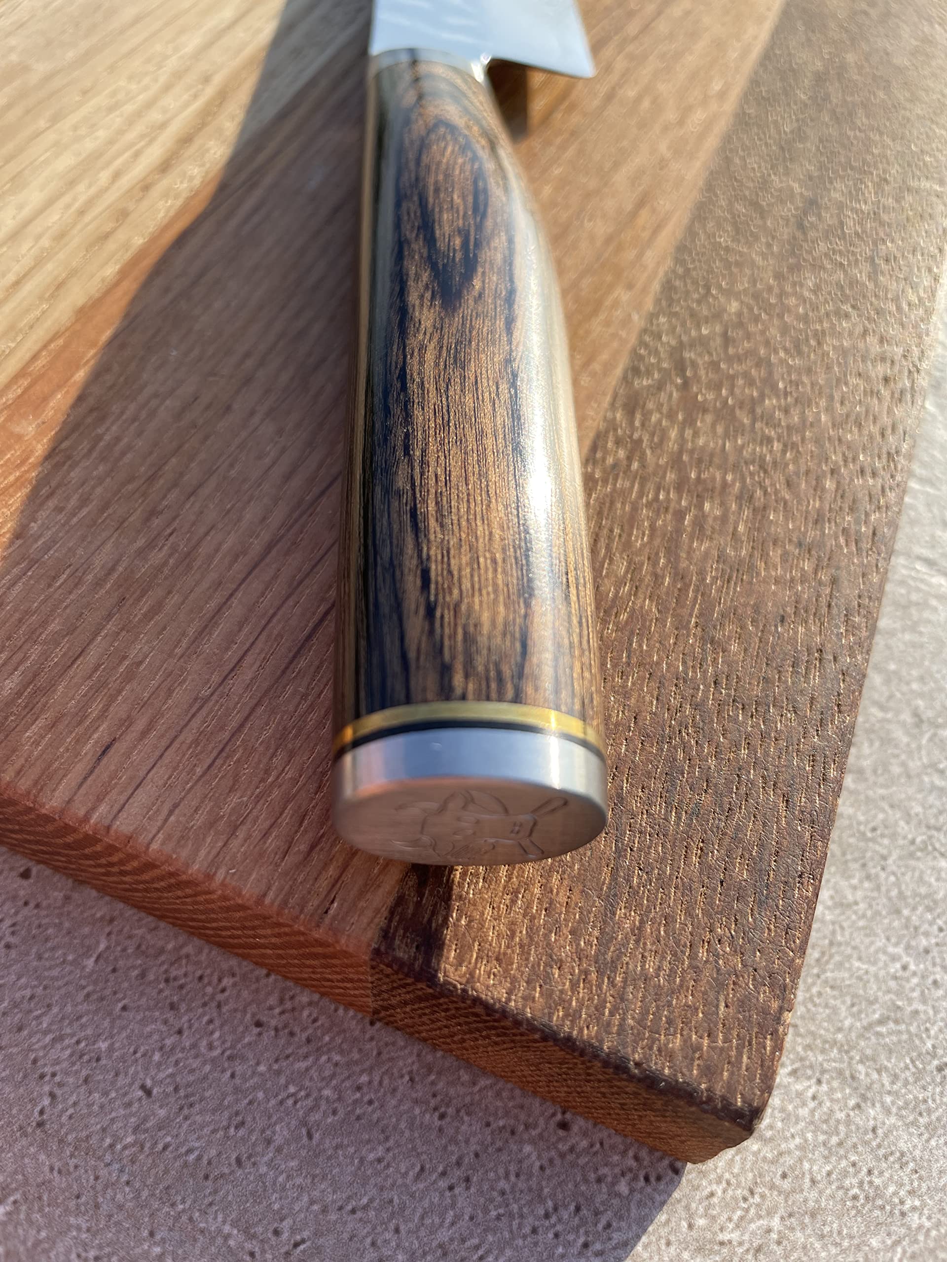 Kai Shun Classic Premier Tim Mälzer | TDM-1701 Coltello multiuso ultra affilato | Lama di Damasco 15 cm + tavola in legno massello 30x18 cm