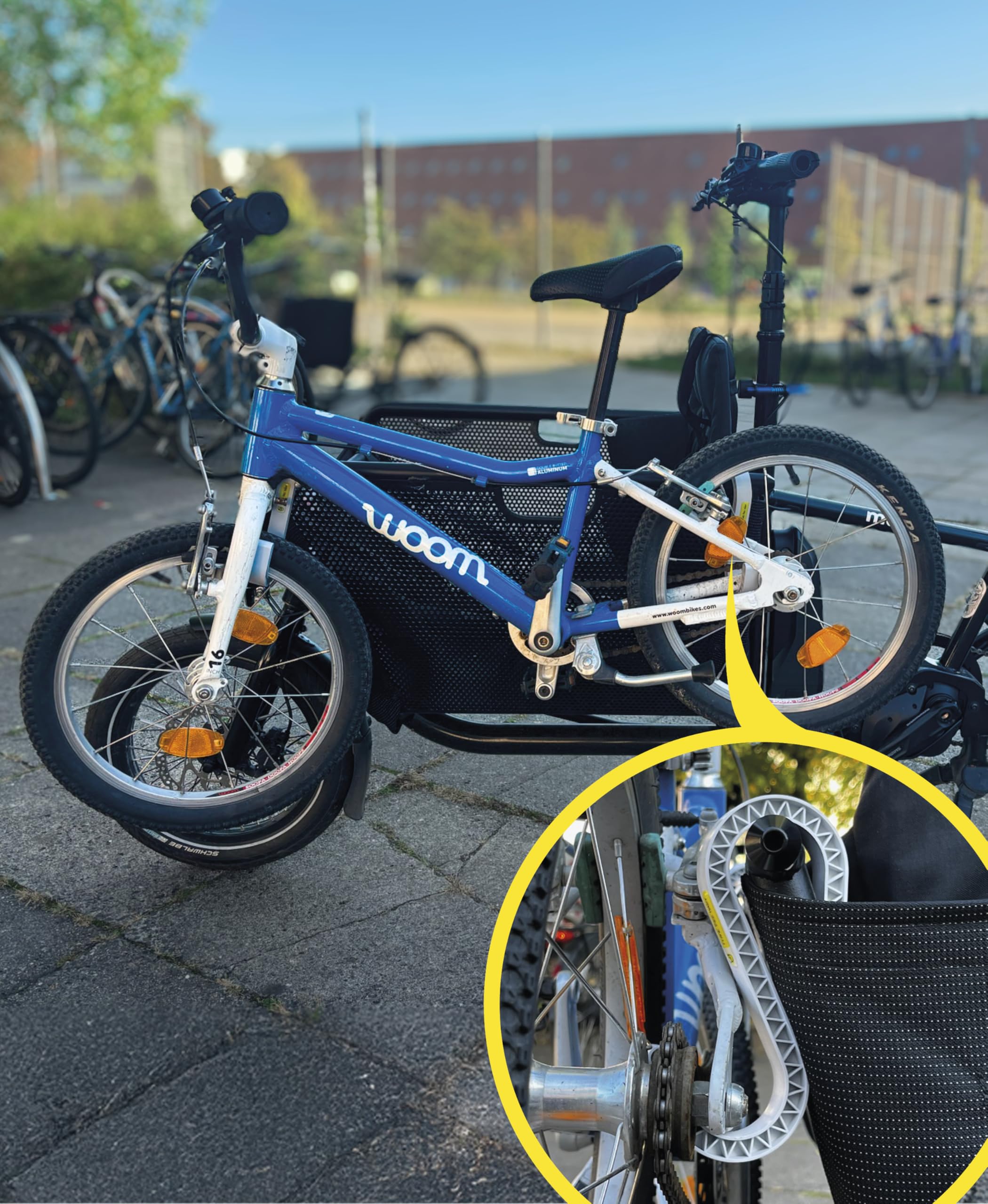 Bike Holder S 2.0 – 2x Halterung für Kinderfahrrad & Laufrad am Lastenrad | kompatibel mit Babboe, Bakfiets, Muli, Riese & Müller u.v.m