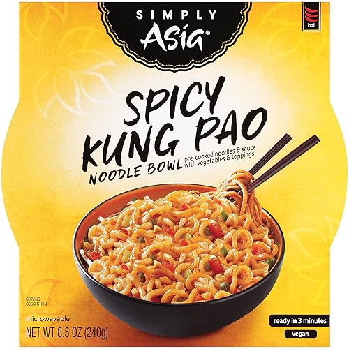 Simply Asia Spicy Kung Pao - Tazón de fideos 85 onzas
