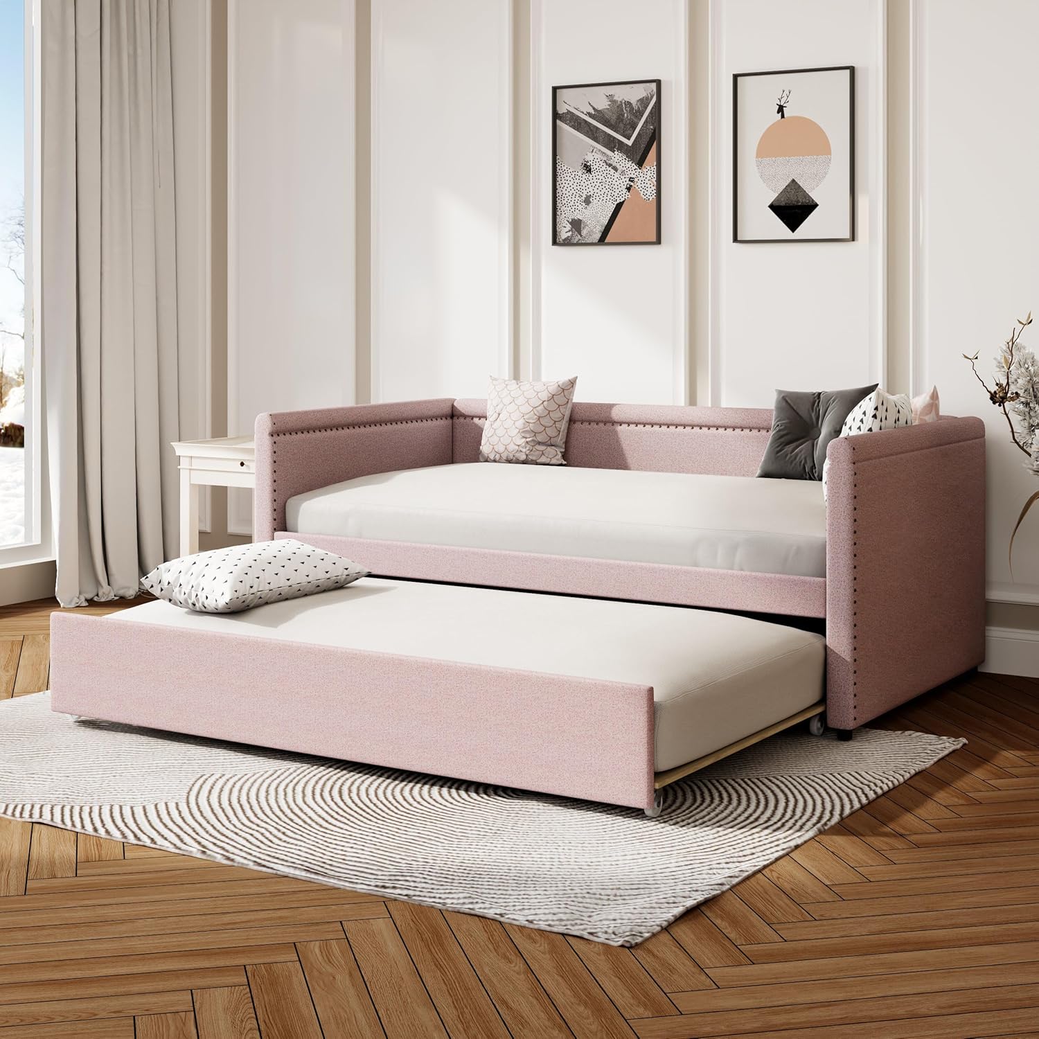 HABITRIO Twin Size Daybed, Modern Style Twin Size