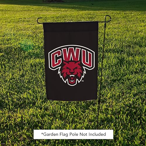 Miniatura 5 de Desert Cactus Bandera de jardín de la Universidad Central de Washington Wildcats CWU Wellington Banner 100% poliéster (diseño 3)