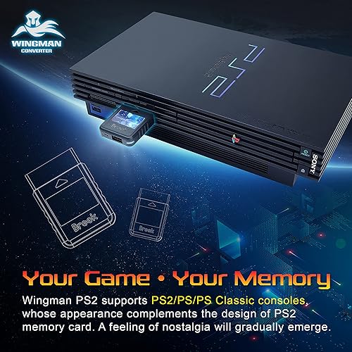 Miniatura 4 de Brook Wingman PS2 Converter - Wireless Version of PS4/3 to PS2/1, Retro Consoles Converter on PS2/ PS1/PS Classic Consoles, for PS Retro Consoles