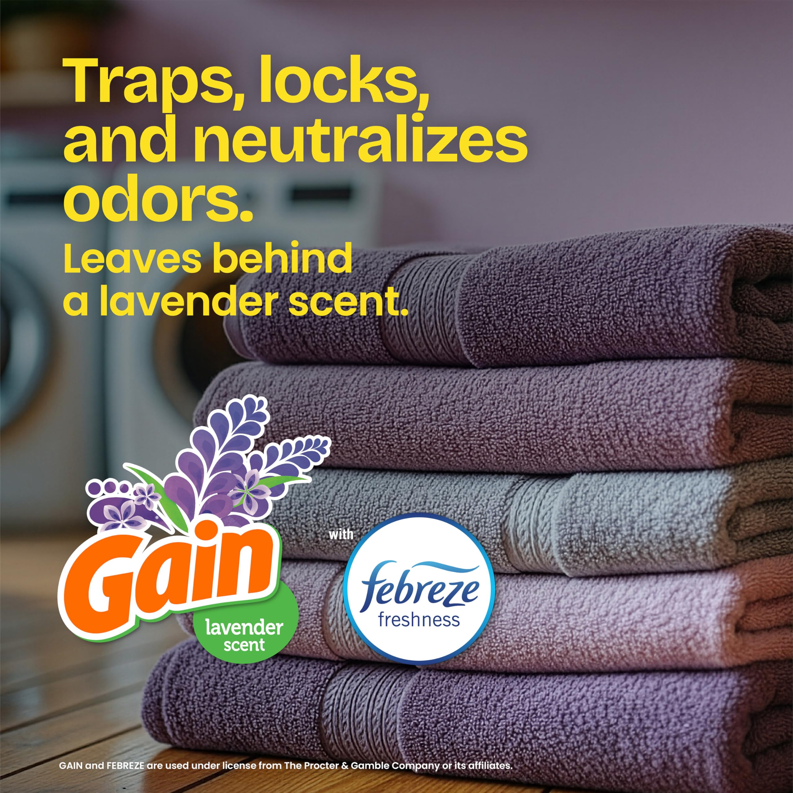 Glad ForceFlex Tall Kitchen Trash Bags, 13 Gal, Gain Lavender with Febreze, 110 Ct (Pack May Vary): 140 Count (Pack of 1)