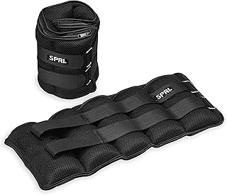 SPRI Adjustable Ankle Weights - Walking Weights for Strength Training Exercises, Resistance Endurance Workouts, General Fi...