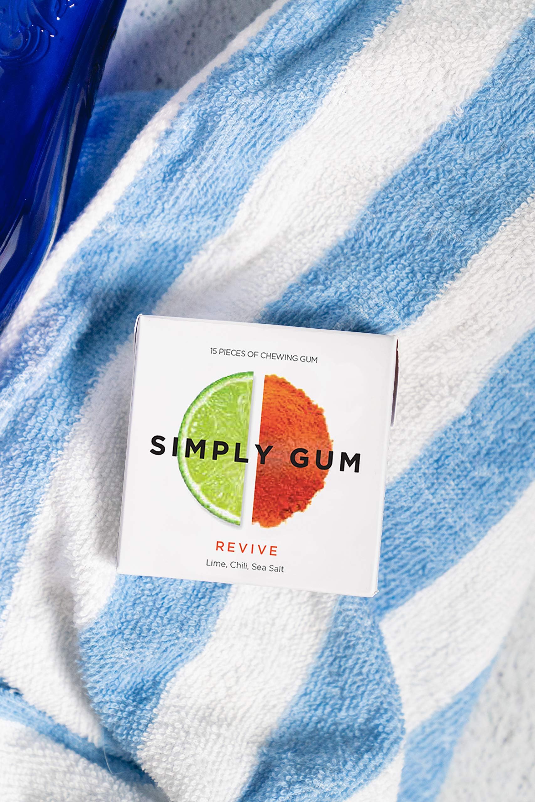 SIMPLY GUM Lime Sea Salt Chile Gum, 15 CT