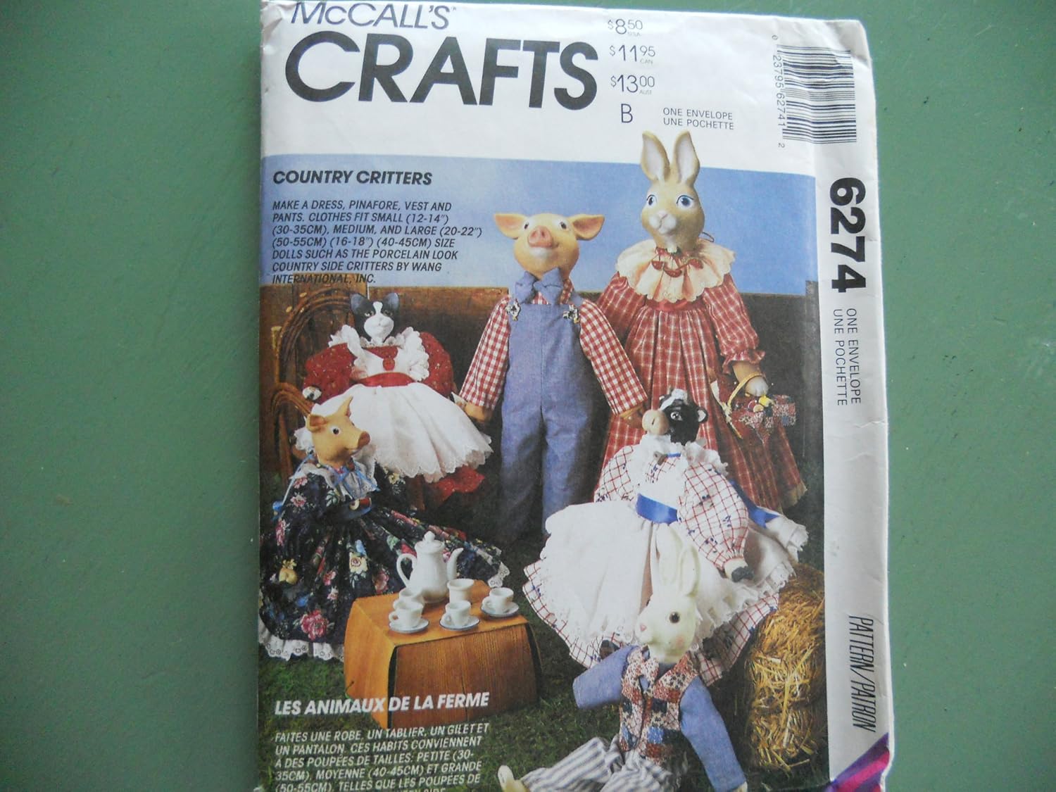 McCalls craft pattern 6274 (Country Critters) McCall's Books
