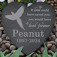 Vista 8 de Estatua de jardín de piedra conmemorativa para gatos, regalos conmemorativos para gatos, lápida de gato, regalo de pérdida de gato, pérdida de gato