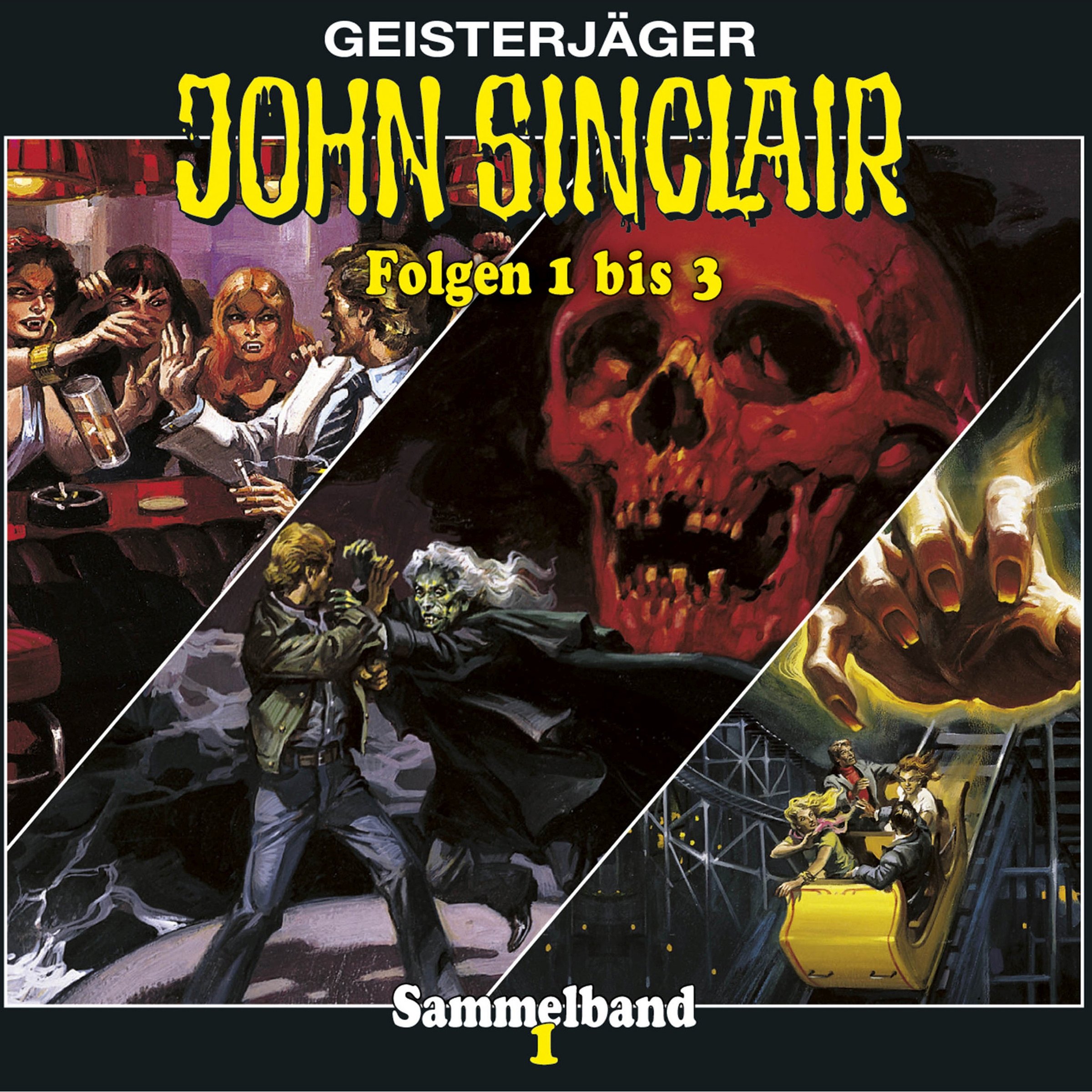 Cover art for Im Nachtclub der Vampire / Die Totenkopf-Insel / Achterbahn ins Jenseits