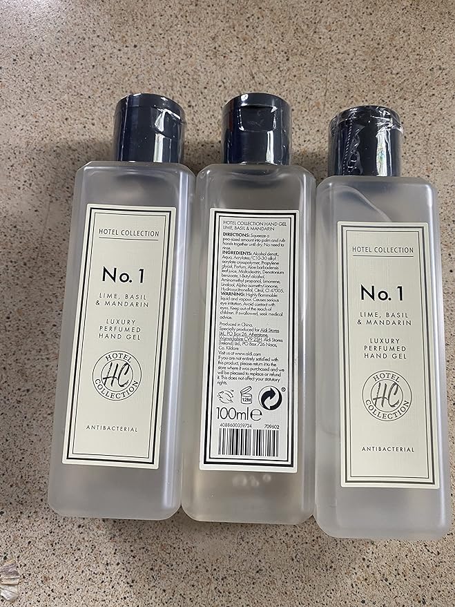 Aldi Hotel Collection No.1 Lime, Basil & Mandarin Luxury Hand Gel