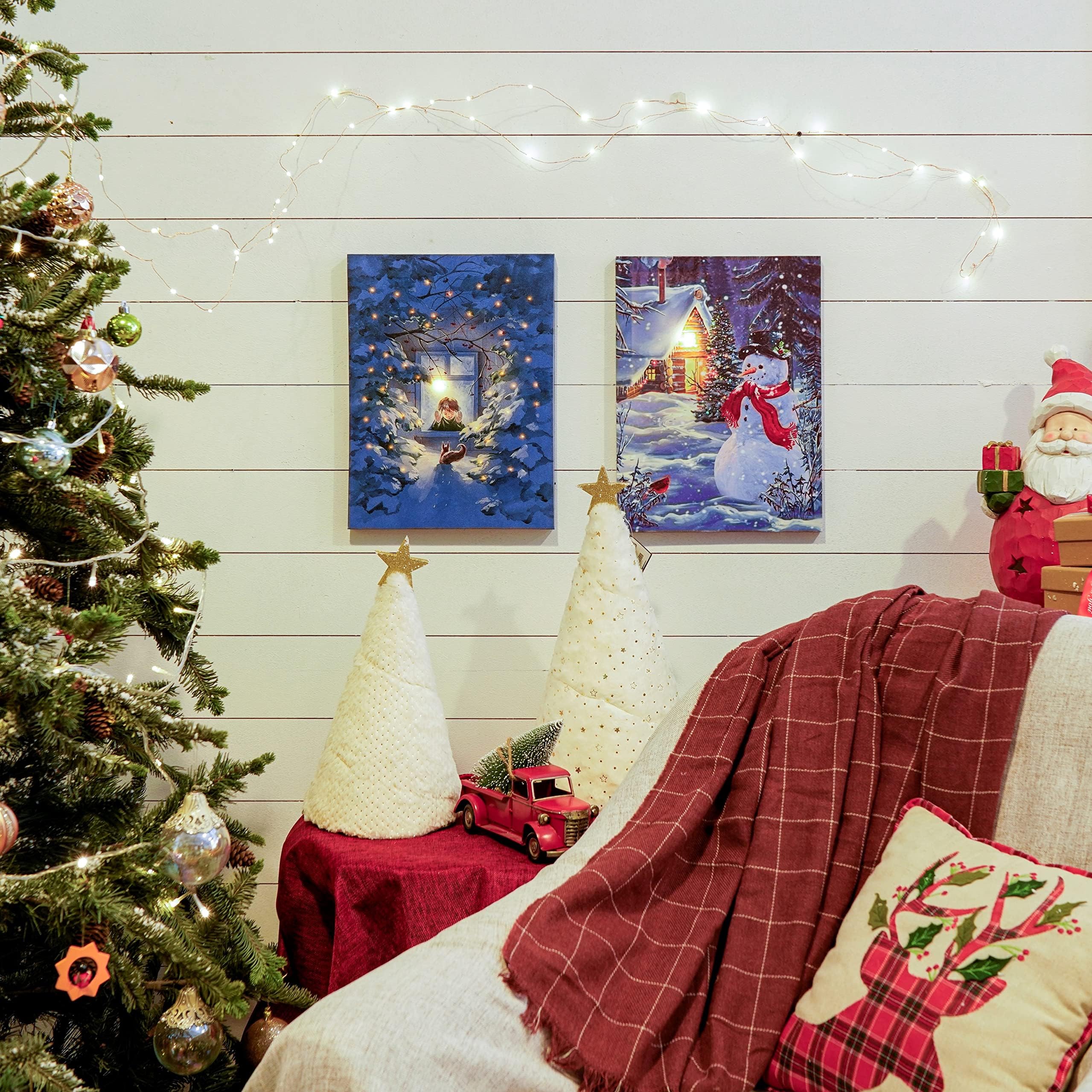 Amazon.co.jp: SOFFEE DESIGN 12インチ x 16インチ LED クリスマス