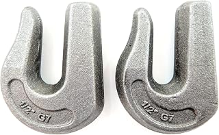 Red Hound Auto 2 Forged 1/2 Inches Weld on Grab Chain Hooks - Grade 70
