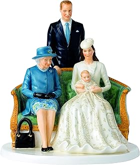 Royal Doulton Her Majesty A Royal Christening Figurine, 9.6"