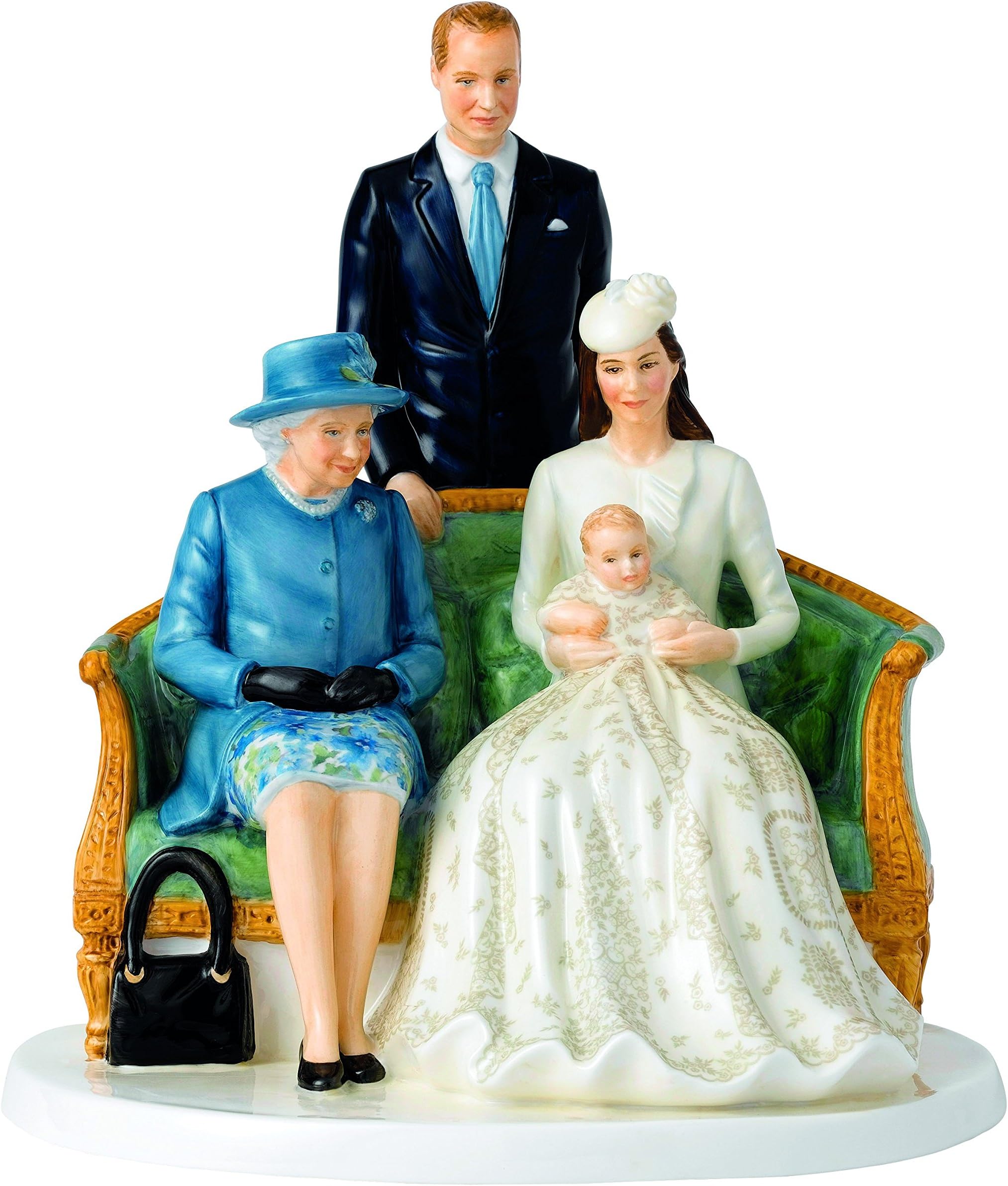 Her Majesty A Royal Christening Figurine, 9.6"