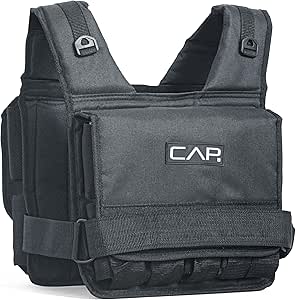 CAP Adjustable Weighted Vest 20–150 lbs for Strength Training, Running & Workouts