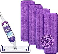 Vista 1 de Yicotira Reusable Power Mop Refills Pads Compatible with Swiffer PowerMop Mop - Microfiber Power Mop Pads Refill for 13 ''-15 '' Spray Mop- Washable