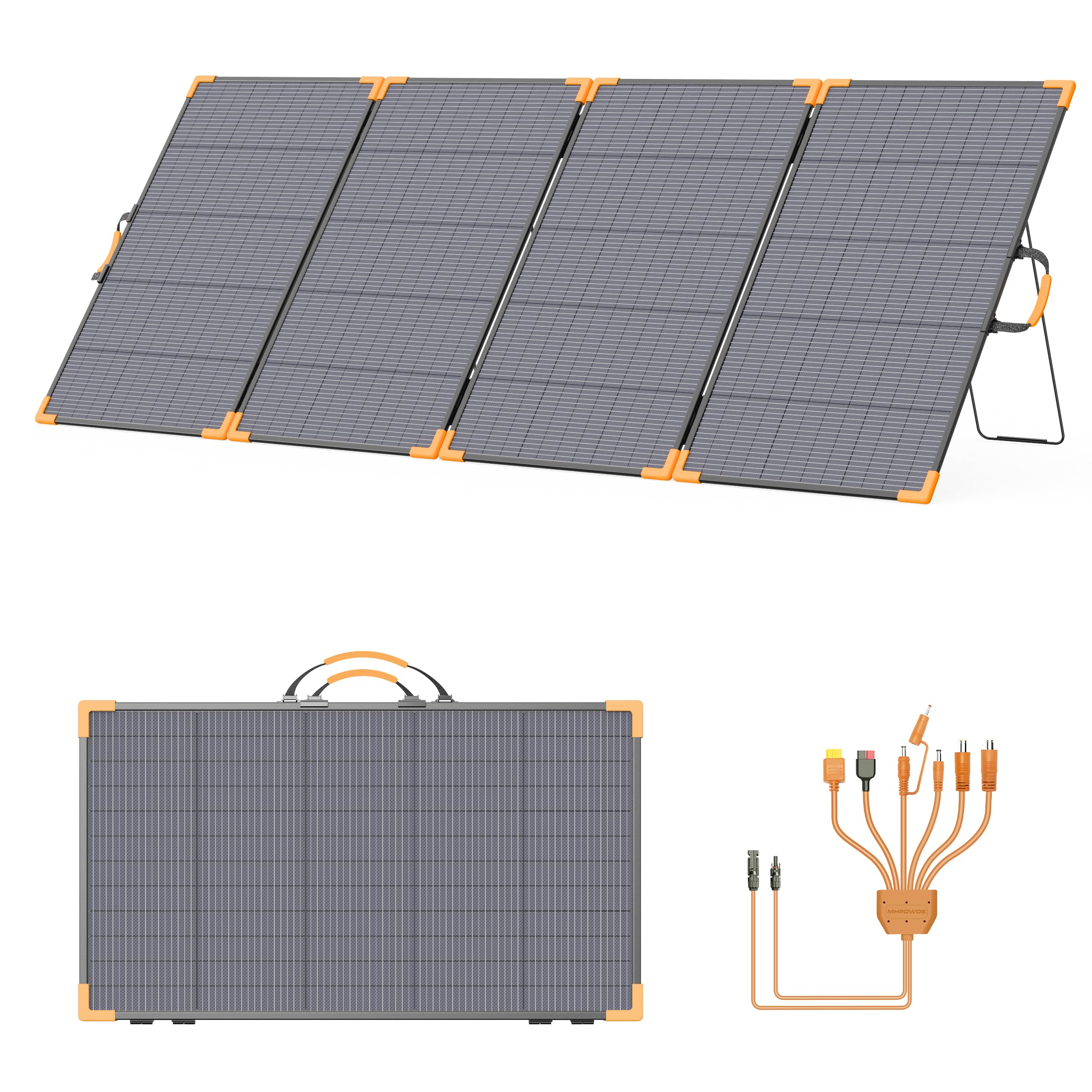 MHPOWOS 400W Bifacial Portable Solar Panel