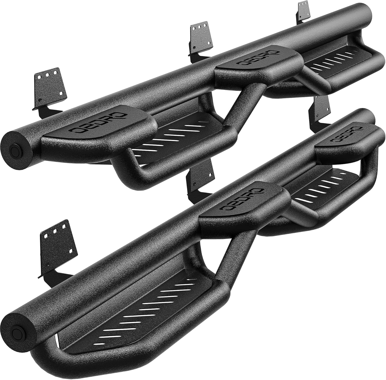 OEDRO Wheel to Wheel Running Boards Compatible with 2019-2026 Ram 1500 Crew Cab, Bed Access Side Steps Steel Nerf Bars