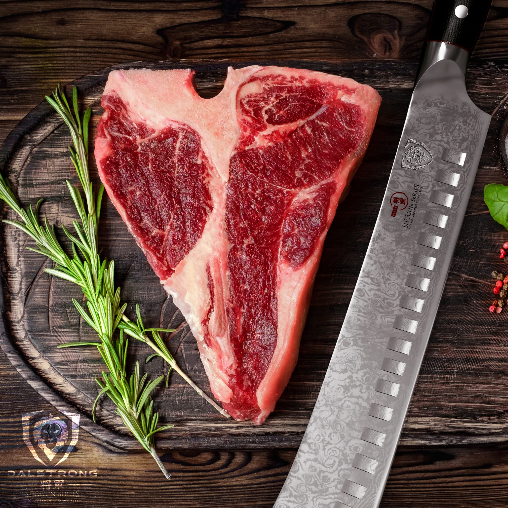 DALSTRONG Bull Nose Butcher Knife - 10 inch - Shogun Series ELITE - Japanese AUS-10V Super Steel - Vacuum Heat Treatment - with Sheath - Meat, BBQ, Breaking Knife - Kitchen Knife - BBQ, Brisket — Amazon image 6