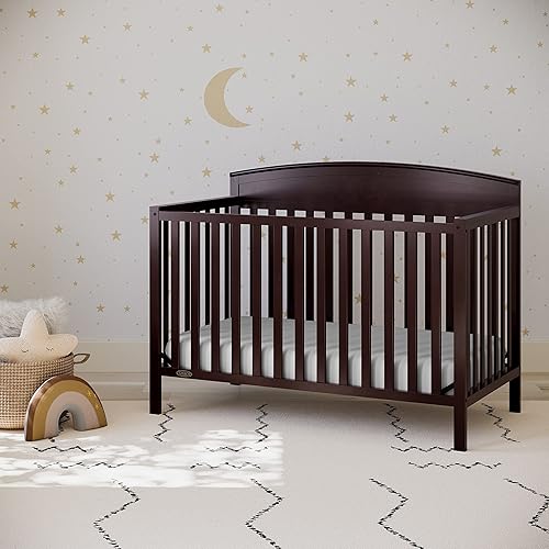 Vista 49 de Graco Benton - Cuna convertible 5 en 1 con cajón (negro) – Se convierte de cuna de bebé a cama infantil, sofá cama y cama de tamaño completo, se