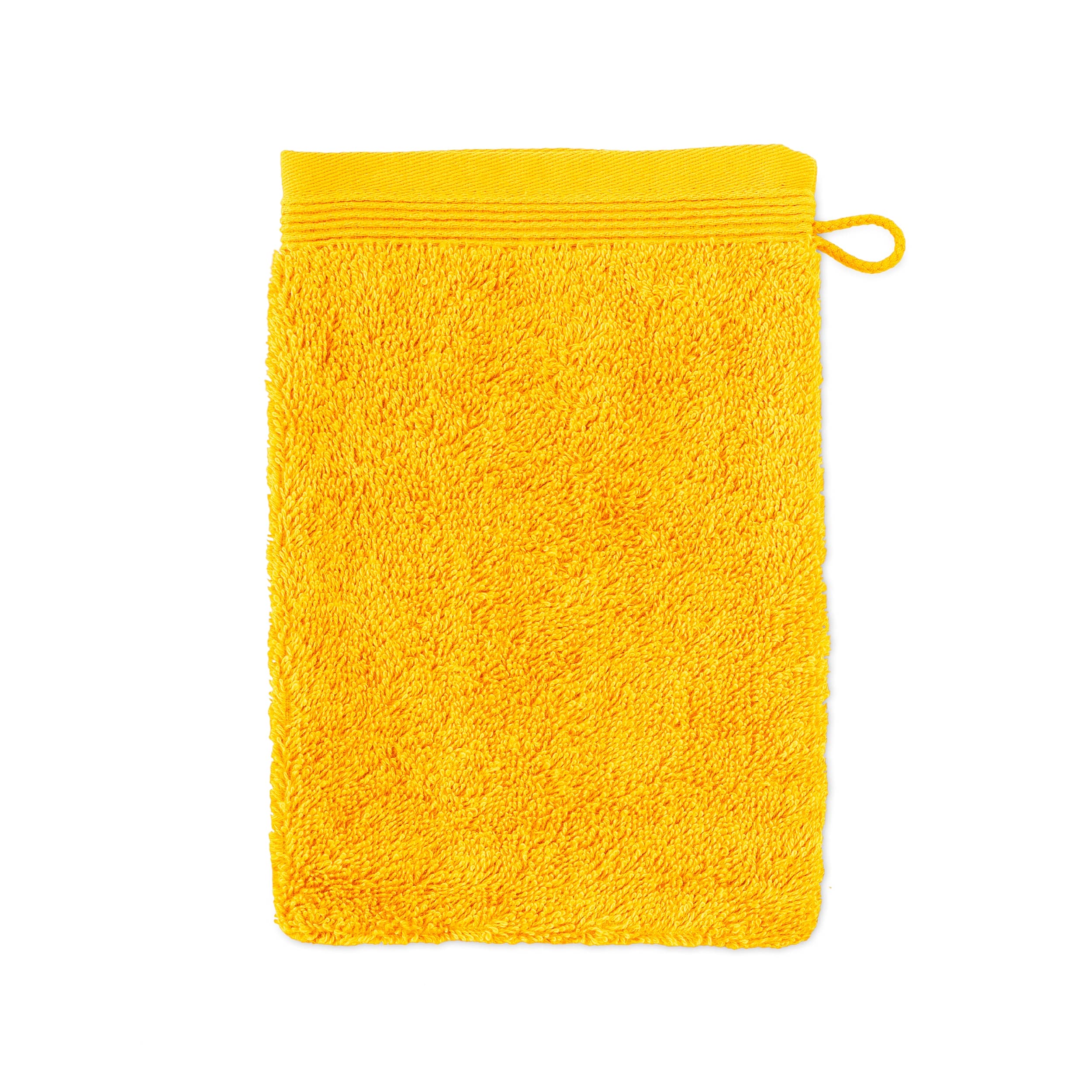 möve Superwuschel Waschhandschuh 20 x 15 cm aus 100% Baumwolle, gold