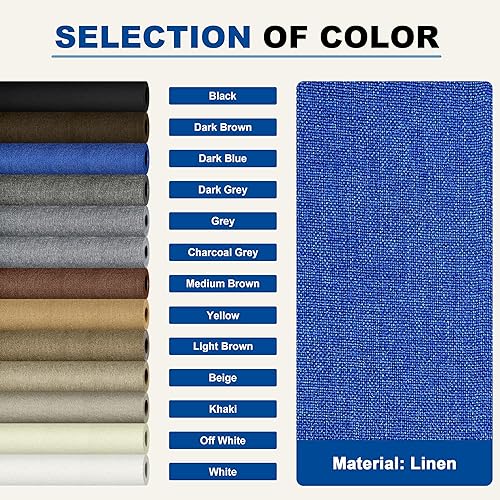 Vista 65 de Parches de reparación de lino grueso, parches de tela de lino autoadhesivos, 8 x 11 pulgadas, 2 unidades, multicolor, se pueden utilizar