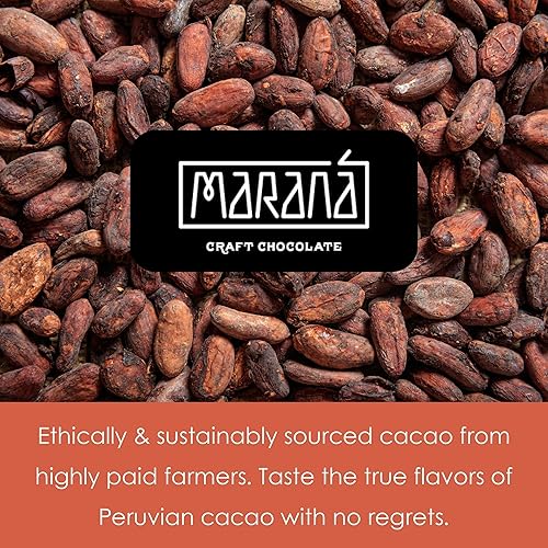 Miniatura 5 de Marana Chocolate oscuro 100% cacao  Chocolate peruano orgánico  Keto, Paleo, sin azúcar, vegano  Barras de 2.5 onzas, paquete de 3