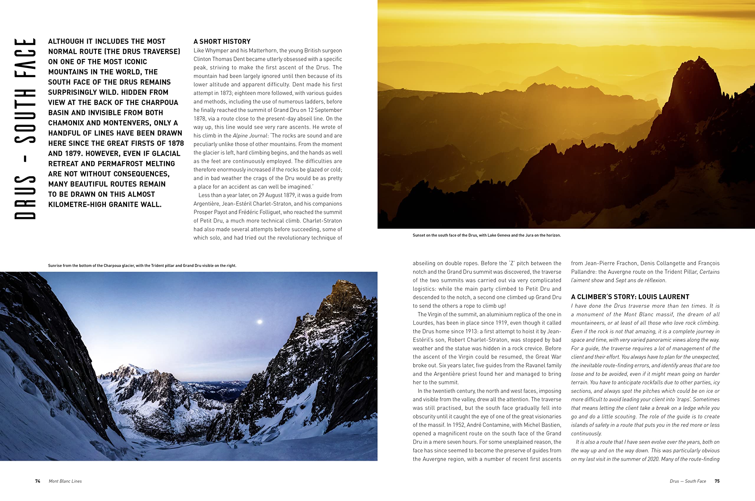 Mont Blanc Lines: Stories and photos celebrating the finest climbing and skiing lines of the Mont Blanc massif