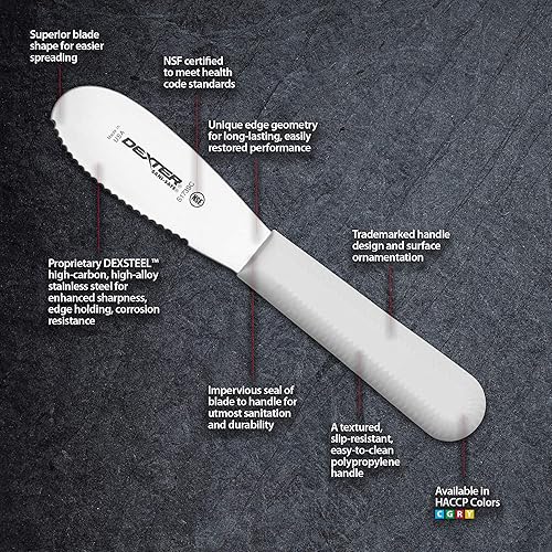 Miniatura 4 de Dexter-Russell - Esparcidor de sándwich S173SCPCP de 3", S173PCP, serie SANI-Safe