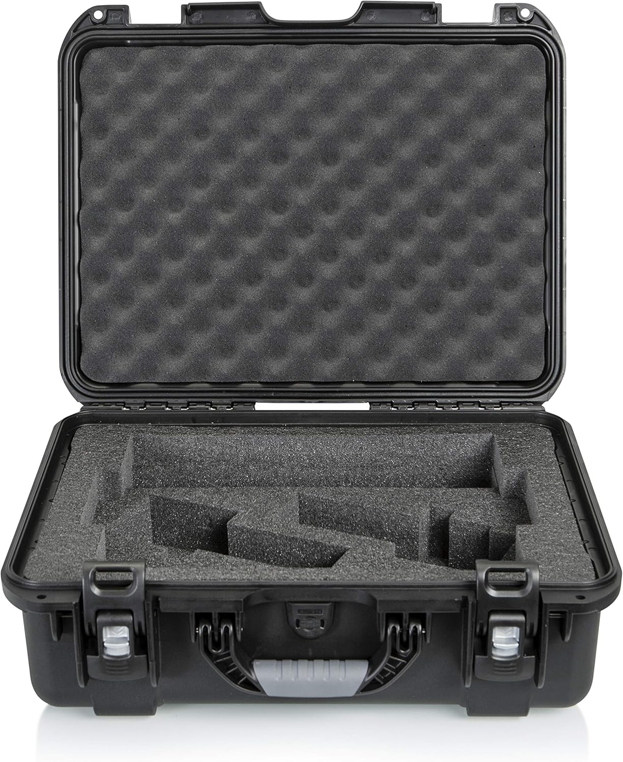Gator Cases Titan Series Waterproof Case with Custom Cut Foam Interior for RODECASTER Pro Podcast Mixer and Two Microphones; (GWP-TITANRODECASTER2)