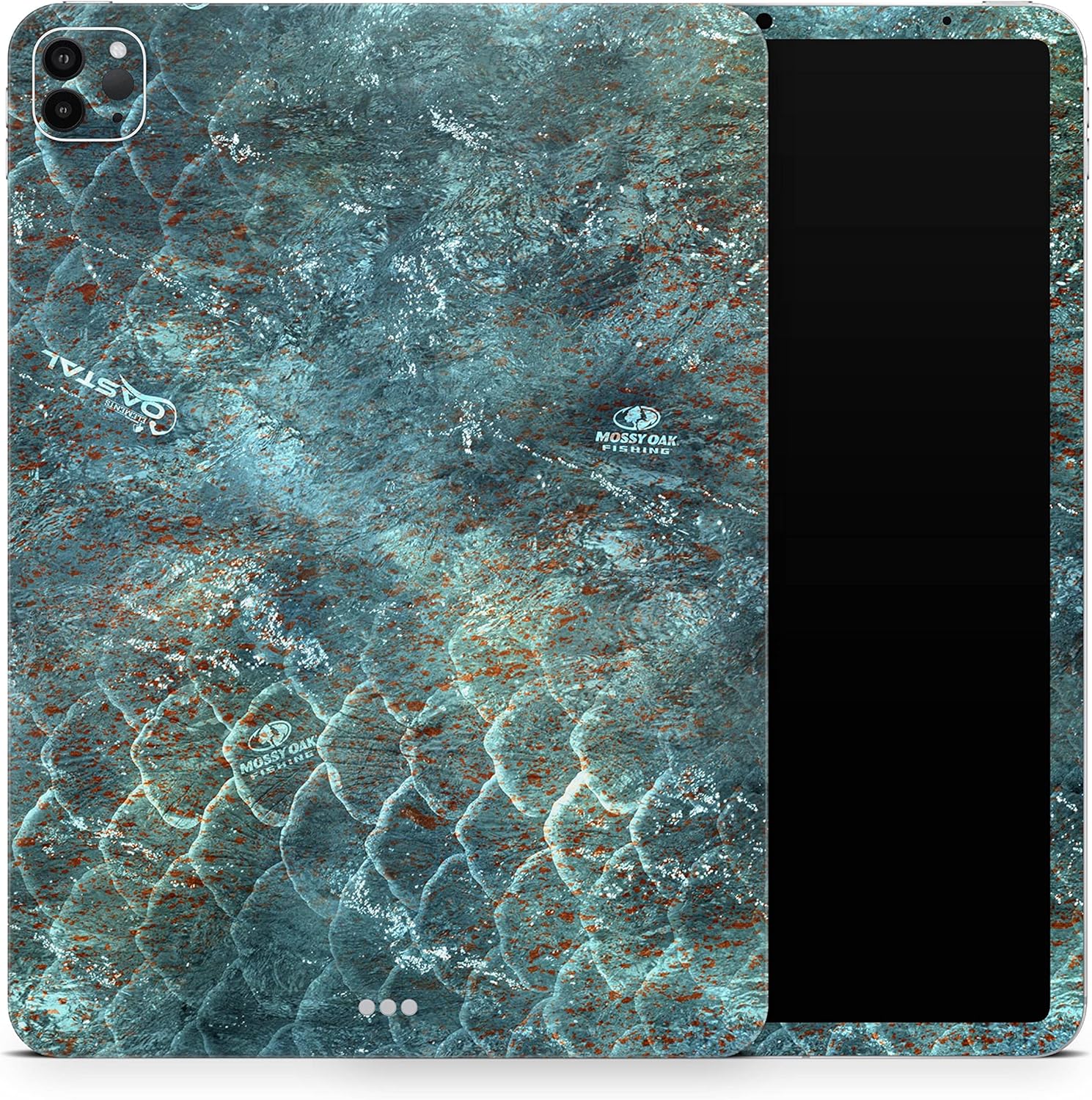 DesignSkinz - Full-Body Wrap Decal Protective Skin-Kit Compatible with iPad Pro 11” 1st Gen (A1980/A1934/A2013/A1979) - Mossy Oak Elements Coastal King-Fisher
