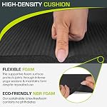 ProSource Extra Thick Yoga Knee Pad and Elbow Cushion 15mm (5/8") Fits Standard Mats for Pain Free Joints in Yoga, Pilates, Floor Workouts